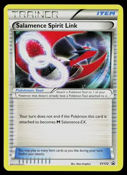 Pokemon Card - Salamence Spirit Link XY Promo XY172 Promo - Image 1