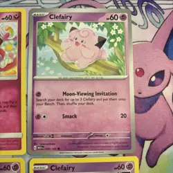 Pokemon Cleffa, Clefairy, Clefable 9 Card Collection - Non-holo - Image 4