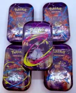 Pokemon TCG: Mega Evolution ( 5 PCS ) Mega Hero Tins - Brand New Factory Sealed - Image 2