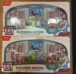 LOT OF 2 Pokemon TCG: 151 Blooming Waters Premium Collection - NEW SEALED - Image 1