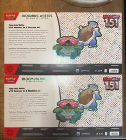 LOT OF 2 Pokemon TCG: 151 Blooming Waters Premium Collection - NEW SEALED - Image 2