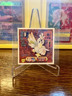 Pokemon Japanese Amada Farfetch’d No. 286 Vintage Sticker NM - Image 1