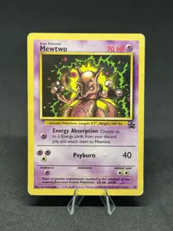 Pokemon Mewtwo TCG Black Star Promos 14 WOTC Regular Promo Card - Image 1