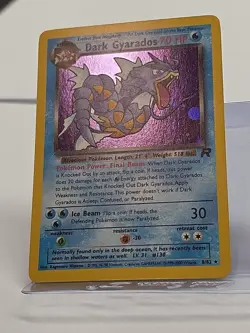 Dark Gyarados 8/82 MP Vintage Pokemon Team Rocket Holo - Image 4