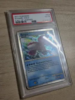 PSA 4 VG Kyogre Call of Legends SHINY Holo Foil Rare SL6 #6 Very Good Pokemon - Image 5