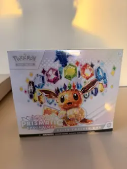 Pokemon TCG Prismatic Evolutions Elite Trainer Box ETB Factory Sealed SMALL HOLE - Image 1