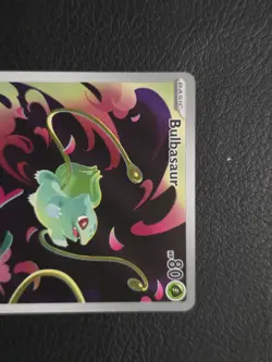 Pokemon Bulbasaur Full Art Holo Illustration Rare Me01: Mega Evolution 133/132 - Image 2