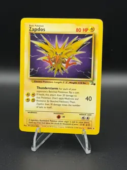 Zapdos 30/62 Rare Fossil Pokemon Unlimited Lightly Played - Image 1