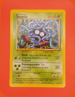 Tangela 66/102 Common Unlimited - Base Set - NM Near Mint Pokemon Card WOTC - Image 1