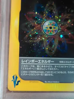 2001 Pokemon Japanese VS Series Rainbow Energy Holo PSA 8 NM-MT Vintage Rare Car - Image 5