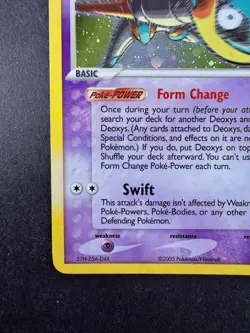 2005 Pokemon Deoxys EX Emerald Holo 2/106 - Image 4