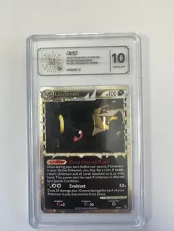 2010 Pokemon HGSS Undaunted #86/90 Umbreon Prime Graded 10 GEM-MT - Image 3