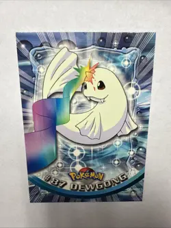 Dewgong Pokemon Card Topps #87 TV Animation Edition Series Blue Logo - Image 1