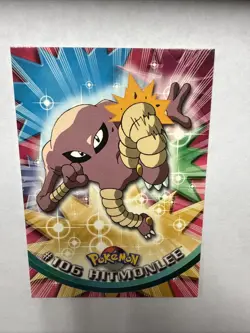 2000 Topps Pokemon TV Animation Edition Series 2 Hitmonlee #106 NM - Image 1