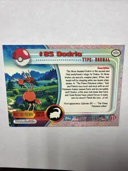 Dodrio #85 Topps Pokemon Series 2 Non-Holo 2000 - Image 2