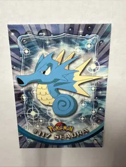 NM Pokemon TCG #117 Seadra Topps Series 2 Vintage Pokemon Card - Image 1