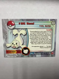 Seel #86 Pokemon Topps Series - Image 2