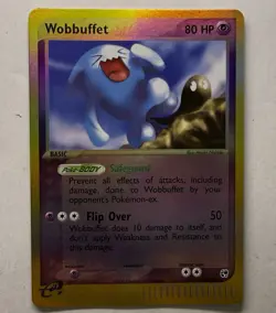 Pokemon TCG Wobbuffet 26/100 Sandstorm Rare Reverse Holo LP - Image 1