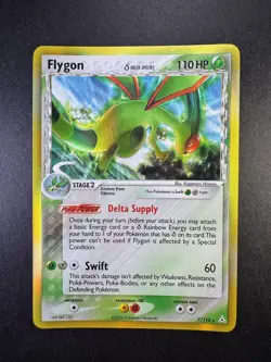 2006 Pokemon Flygon EX Holon Phantoms Reverse Holo 7/110 - Image 1