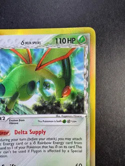 2006 Pokemon Flygon EX Holon Phantoms Reverse Holo 7/110 - Image 3