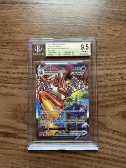 BGS 9.5 GEM MINT Blaziken VMAX Alternate Art. 201/198 Pokemon Card. HIGH 10 - Image 1
