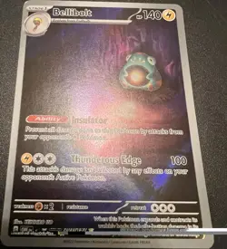 Pokemon TCG Bellibolt 201/197 Obsidian Flames Illustration Rare Holo EN 140 - Image 1