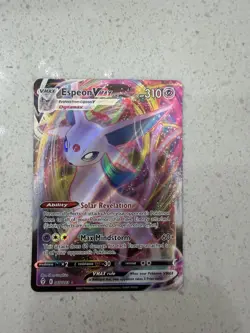 Espeon VMAX Holo Ultra Rare Pokemon TCG Card Evolving Skies 065/203 - Image 1