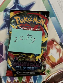 Very Heavy! 22.51g Pokemon TCG ME Phantasmal Flames Pack Sealed! - Image 2
