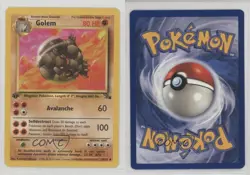 Golem 1st Ed. Pokemon Fossil #36 1999 - Image 3