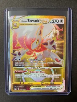 Hisuian Zoroark VSTAR 213/196 Secret Rare - Pokemon SWSH Lost Origin - NM/M - Image 1