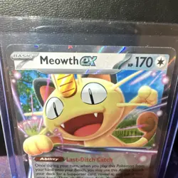 The Pokemon Company Mega Meowth EX 055/088 POR Holo DR English - Image 2