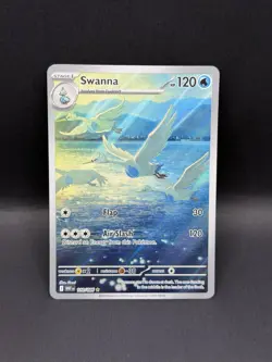 Swanna 110/086 IR White Flare ILLUSTRATION RARE HOLO Pokemon TCG English Foil EN - Image 1