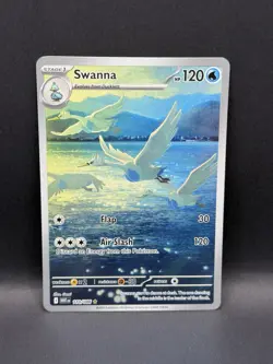 Swanna 110/086 IR White Flare ILLUSTRATION RARE HOLO Pokemon TCG English Foil EN - Image 2