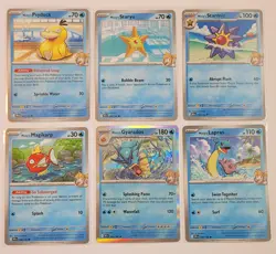 Pokemon TCG Misty’s Pokemon Lot – Holo Gyarados Psyduck Starmie Lapras - Image 1