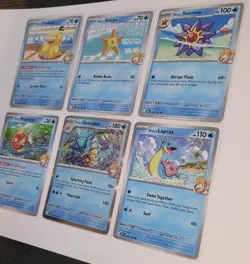 Pokemon TCG Misty’s Pokemon Lot – Holo Gyarados Psyduck Starmie Lapras - Image 3