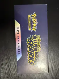 Pokemon TCG Surging Sparks Elite Trainer Box SEE PICTURES FOR CONDITION - Image 4