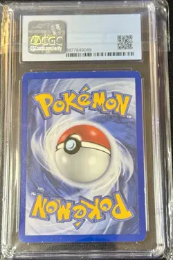 CGC Graded NM/Mint 8 Entei Pokemon 2001 Black Star Promos 34 Rev Holo - Image 2