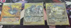 Pokemon TCG Japanese Tag Team GX RR Cards Bulk Lot 3-Card Set LP - Image 1