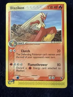 Pokemon EX Ruby and Sapphire Blaziken 15/109 Vintage - Image 1