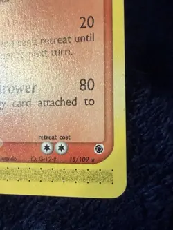 Pokemon EX Ruby and Sapphire Blaziken 15/109 Vintage - Image 4