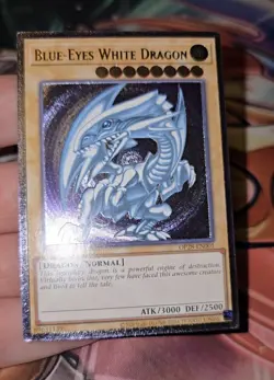 Yu-Gi-Oh! Blue-Eyes White Dragon OTS 28 Ultimate Rare Card OP28-EN001 VLP-NM - Image 2