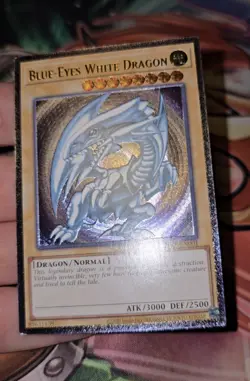 Yu-Gi-Oh! Blue-Eyes White Dragon OTS 28 Ultimate Rare Card OP28-EN001 VLP-NM - Image 3