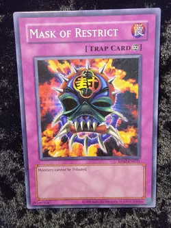 Mask of Restrict RP02-EN031 Yu-Gi-Oh Retro Pack 2 Reprint NM - Image 1