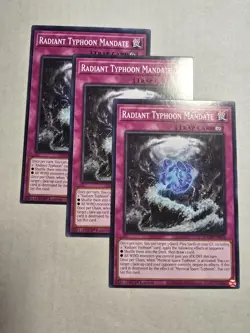 3x Radiant Typhoon Mandate 1st Edition Common DOOD-EN076 Yu-Gi-Oh! - Image 1