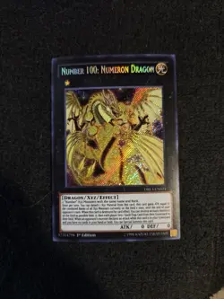 YugiOh Number 100: Numeron Dragon - DRL3-EN021 - Secret Rare 1st Edition UP - Image 1
