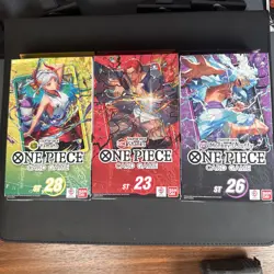 One Piece Starter Deck Bundle St 26, St 28, St 23 - Image 1