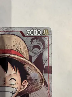 Monkey.D.Luffy (Alternate Art) P-001 One Piece Promotion Cards Foil NM - Image 2