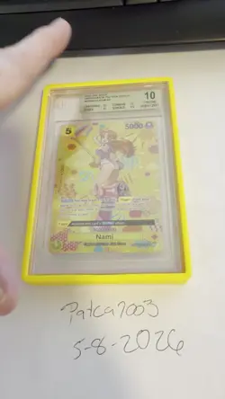 2024 One Piece Emperors In The New World Nami Sp Bgs 10! English! - Image 2
