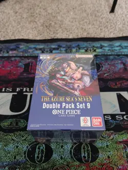 One Piece TCG OP-14 The Azure Sea's Seven Double Pack Set 9 Sealed Display Box - Image 1
