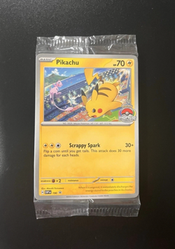 Pikachu Promo 2024 World Championships SVP EN 190 Pokemon Worlds SEALED PROMO - Image 1